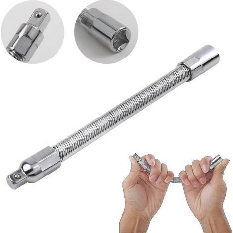 Rallonge pour clé électrique, douille 1/2", ensemble de rallonges flexibles pour douilles (1/5)