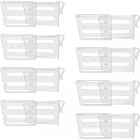 8 Pièces Séparateurs de Réfrigérateur Séparateurs de séparateurs de réfrigérateur de Cuisine Diviseur de Réfrigérateur (1/5)