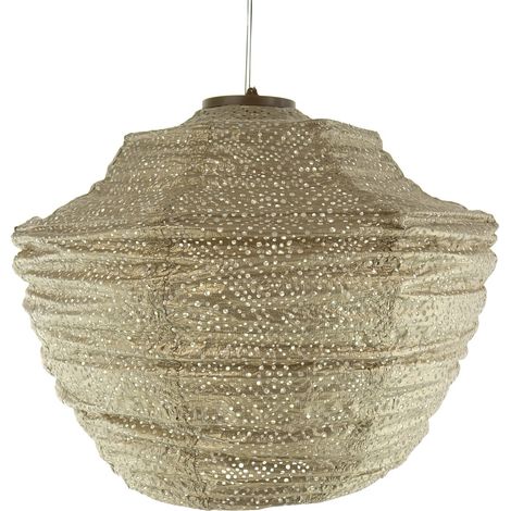 LUMIZ Lampion Solarlampe Crown 40 Topaze Gold goldfarben Ø 40 cm - Tyvek® (1/5)