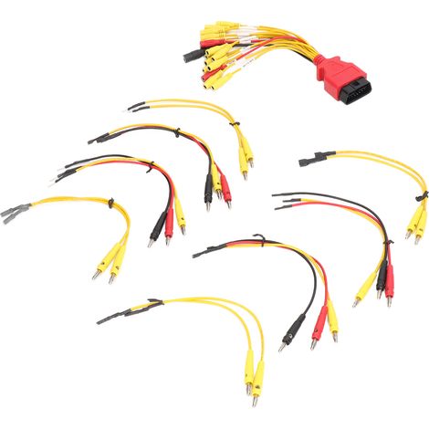 Adaptateur de câble de diagnostic OBD2 mâle 16 broches avec 20 rallonges universelles pour voiture (1/5)