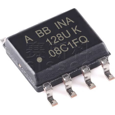 INA128UA/2K5 INA129UA/2K5 electronic component chips, 5 units each.
