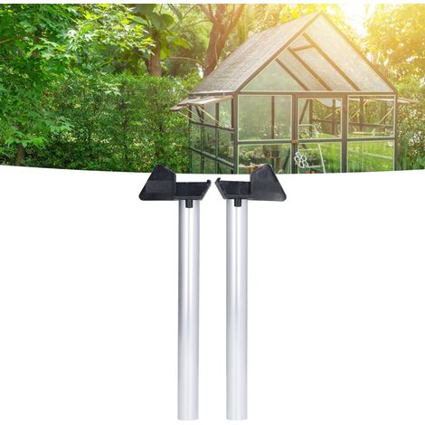 Kit de raccordement pour gouttière de serre (26 cm argent) (1/5)