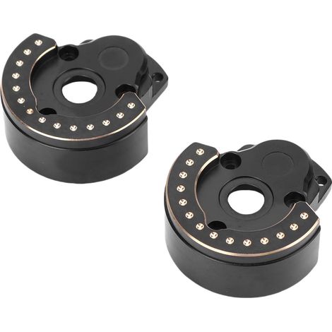 Paire de Boîtiers d'entraînement de Portail Extérieur en Laiton pour Essieu Avant VP F10 Phoenix Bridge – Usiné CNC – Pièce de Mise à Niveau RC Crawler avec 10 Vis M3 (1/5)