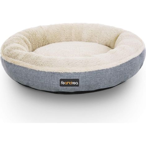 Panier pour Chien, Canapé, Lit pour Chat, Rond, 55 cm, PGW55G (1/5)