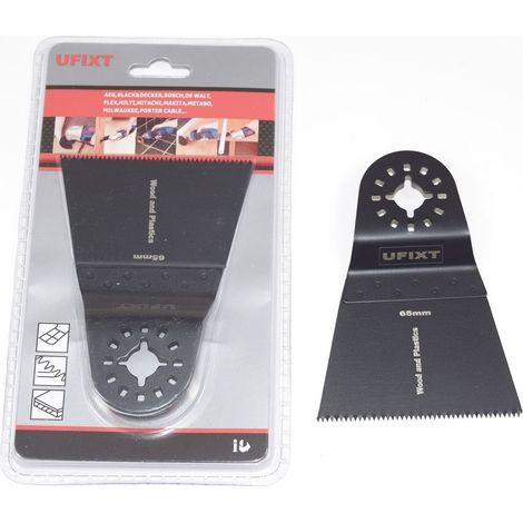 Multi Tool Blade 65mm Wide High Carbon Steel HCS For Wood And Plastic (1/2)