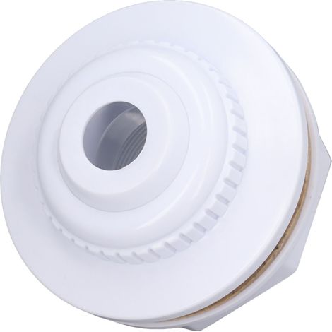 Busette oculaire INTEX pour piscine, filetage mâle G2, filetage femelle G1-1/2, rotation 360°, buse de massage pour piscine et spa, fonction jet d'eau et retour, 2-en-1. (1/5)