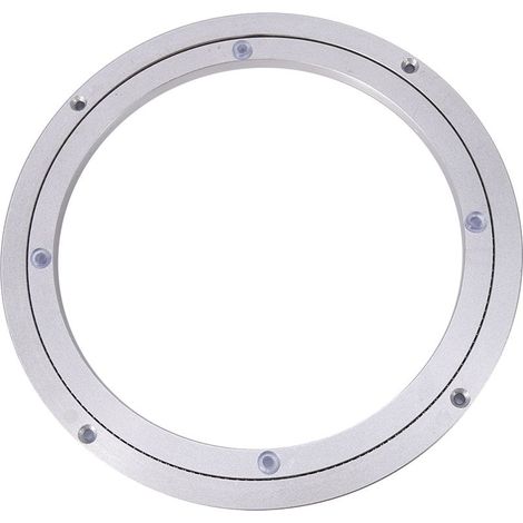 Plateau tournant en alliage d'aluminium robuste pour table ronde à manger (1/5)