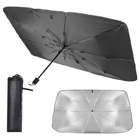 Parasol universal para coche LXUBDXY, con aislamiento de protección UV, para coche, camión y furgoneta (1/5)