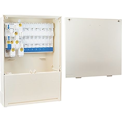 Michaud – Borne REMBT 600 – Coffret de communication avec jeu de barres 12 plages – Module RRCP pour connectique avancée (1/4)