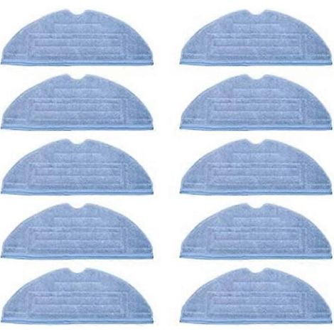 Lot de 10 lingettes de rechange pour aspirateur Xiaomi Roborock S7 T7S T7 Plus - Pièces détachées - Lingettes douces en microfibre (1/5)