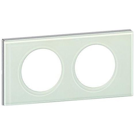 Legrand Pannello Céliane 2 posti in vetro neutro moderno
