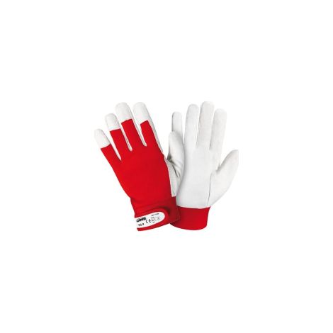 Gants de travail Ariete en cuir de porc avec poignet avec dA chirure taille 8 bleu