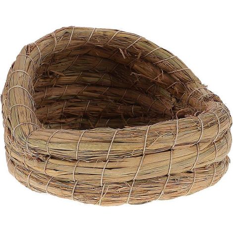 Nid d'oiseau en paille tressée pour poules – Litière pour poulailler, poulailler confortable et facile à monter pour une collecte d'œufs efficace (1/5)