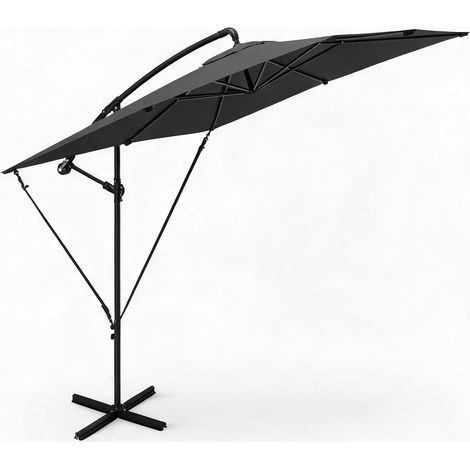 Parasol de jardin en metallo Poliestere 247 x 247 x 256 cm (1/5)