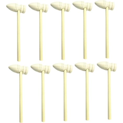 1 Ensemble mini marteaux solides pour loisirs créatifs: décoration de gâteaux, ouverture de coquilles de fruits de mer, etc (1/5)