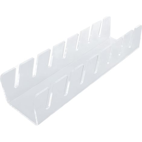 Étagère à casquettes, peut contenir 7 casquettes de baseball, organisateur vertical en acrylique transparent pour placards et chambres. (1/5)