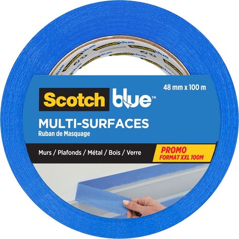 Pack 3M™ & ScotchBlue™ : Kit demi-masque respiratoire 6002 A2P2 peinture ponçage et Ruban de masquage multi-surfaces 14 jours (1/3)
