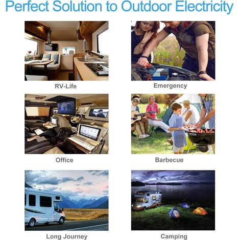 Onduleur solaire extérieur pour voiture 300 W, onduleur de puissance à onde sinusoïdale modifiée, onduleur CC 12 V vers CA 220 V avec port USB 2,0 A, ventilateur de refroidissement et écran LCD, noir. (1/5)