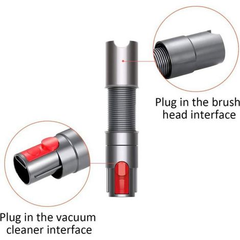 Tuyau Flexible - Extensible Jusqu'à 150 Cm - Pour Aspirateurs Sans Sac - Compatible Dyson V7 V8 V10 V11 - 1 Pièce (1/5)