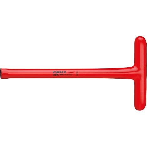 Clé à douilles avec poignée en T Knipex 17 mm Hexagonale en Acier au chrome vanadium ( Prix pour 1 )