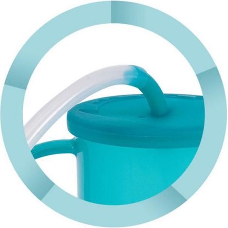 Shipenophy Tasse à boire anti-fuite pour personnes âgéesAdulte gobelet avec couvercle amovibleConvalescence gobelet avec paille (1/4)