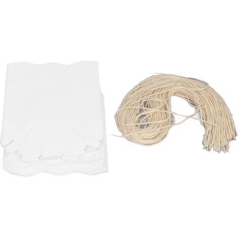 50 Boîtes Cadeau en Papier Kraft Hexagonales Lanterne avec Ficelle, Coffrets DIY Exquis pour Mariages HMS2212121 (1/5)
