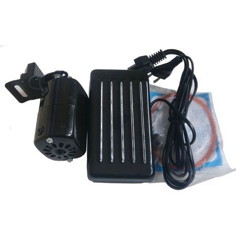 180W Sewing Machine Motor Kit, Universal Foot Pedal for Vintage Sewing Machines, Replacement Parts and Accessories with Foot Pedal (EU) (1/5)