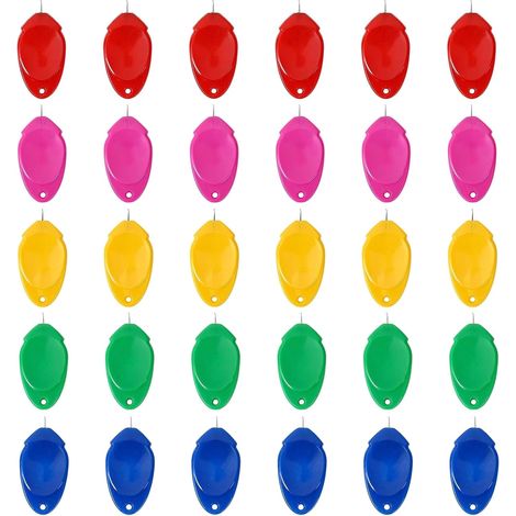 30 Pièces Enfile-Aiguilles en Plastique, DIY Enfile-Fil Multicolore Enfileur Aiguille a Coudre Plastique Fil Enfile-Aiguille à Coudre Point de Croix Enfile-Aiguilles pour Coudre à Main (30) (1/5)