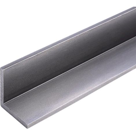 Équerre en acier Acier Doux RS PRO, L. 1m x l. 50mm x H. 50mm ( Prix pour 1 Lot )