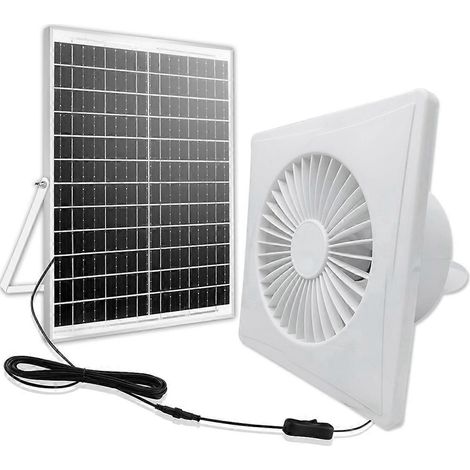6-Zoll-Hochgeschwindigkeits-Solarventilator mit leiser Bedienung (BAs abgebildet) (1/5)