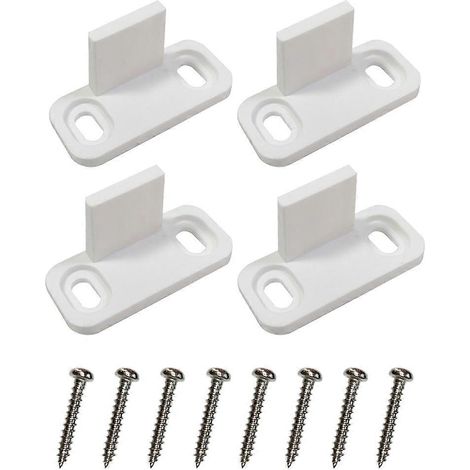 Kit de quincaillerie pour porte coulissante de grange avec guide de plancher inférieur Tracki (2 jeux) (1/5)