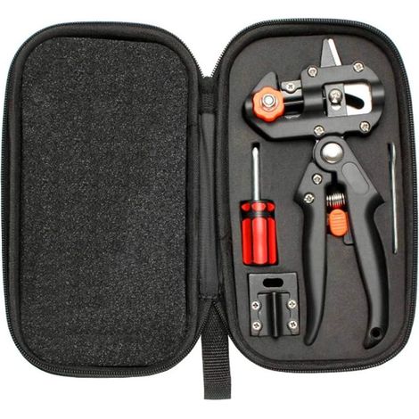 Ciseaux de Greffage Professionnel  Ciseaux de Jardinage Pince à Greffer Les Arbres Kit de Greffe de Jardin pour Arbre Fruitier Twig Vine (1/4)