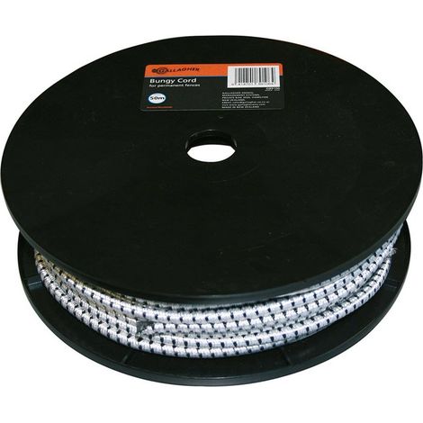 Corda elastica professionale Gallagher da 50 m: Corda bianca 50 m