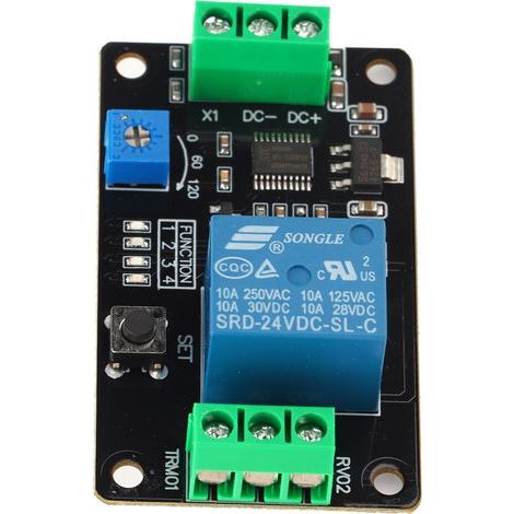 Détraver le relais de la minuterie se verrouillant sur Switch Off Time Switch Super 555 DC 24V (1/5)