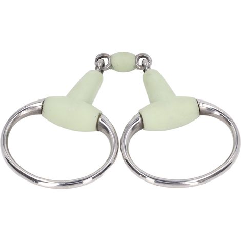 Mors de bride en acier inoxydable pour cheval, à rouleau, pour l'élevage et le dressage, pour un canon de 125 mm. (1/5)
