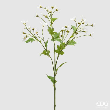 EDG Enzo De Gasperi Margherita Ramo H 70 Cm Pianta Artificiale Bianco