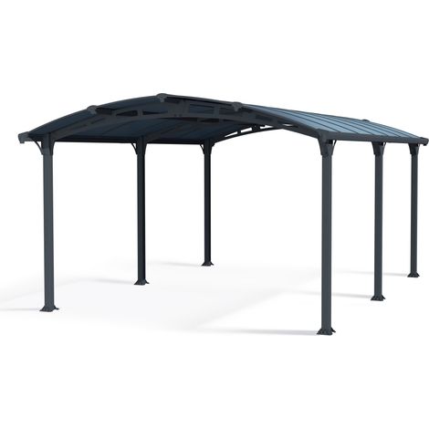Carport 18,2m² anthrazitgrau - Palram - 701592