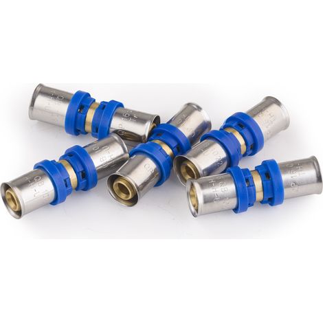 Jonction égale à sertir pour tube multicouche NOYON & THIEBAULT ø16 (x5) (1/5)