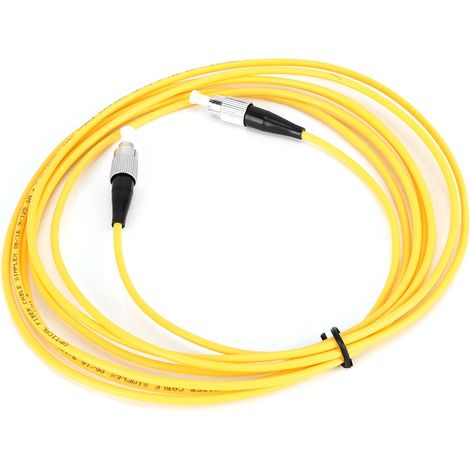 Connecteur de cordon de fibre optique SC-SC, modèle simple, 3 m (9,84 pi) en PVC (1/5)