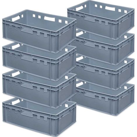 BRB 8x Fleischkasten E2, LxBxH 600x400x200 mm (grau)