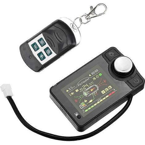 Carte mère de commande numérique universelle 12 V/24 V avec grand écran LCD et télécommande pour chauffage de stationnement de voiture. Accessoires inclus. (1/5)