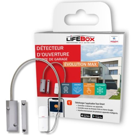 Détecteur d'ouverture sans fil pour porte de garage EvolutionMax
