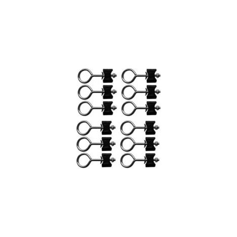 Vis rondes pour fixer les accessoires de trampoline - Fonctionnement simple - Durable - Pratique - Convient pour les grands trampolines et les petits trampolines(12 pcs) (1/5)