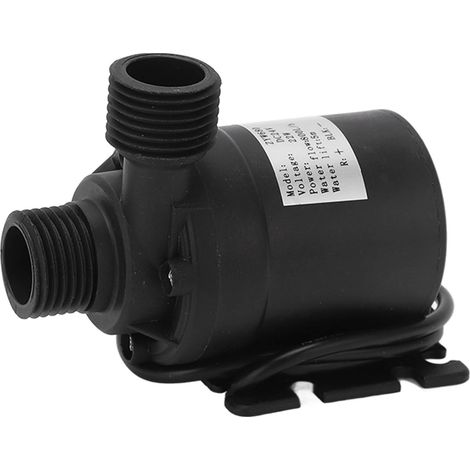 Pompe à eau sans balais submersible 24V DC 800L/H 9500tr/min IP68 étanche pour bassin aquarium poisson et fontaine (1/5)