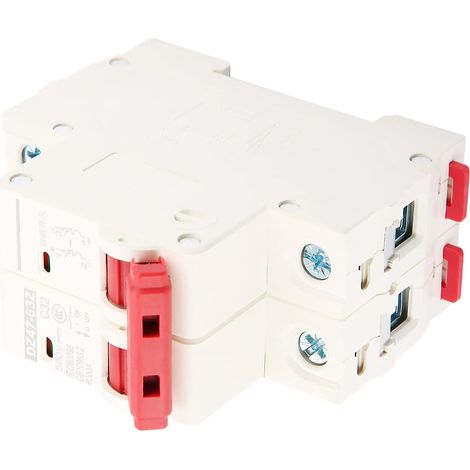 Disjoncteur Dc 30A Din,1 Interrupteur Sectionneur Dc,Disjoncteur 30A Panneau Solaire,Disjoncteur Dc,2P Dc 500V 32A Mini Disjoncteur Mcb Disjoncteur De Sécurité Dz47-63Z-2P (1/5)