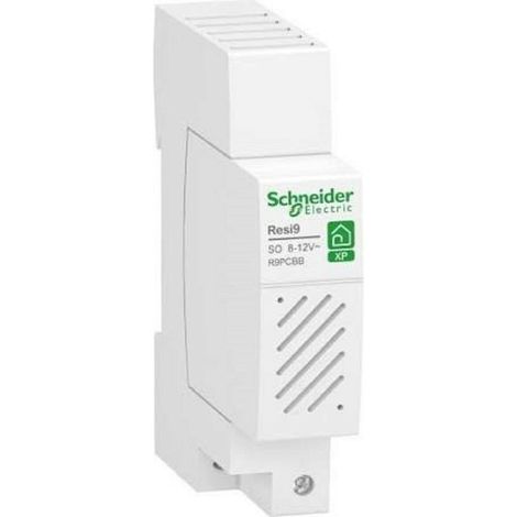 Schneider Electric – Sonnerie Resi9 XP R9PCBB – Tension 8/12V – Niveau sonore 80 dB – Installation sur rail DIN 35mm – Puissance 3.6W (1/5)