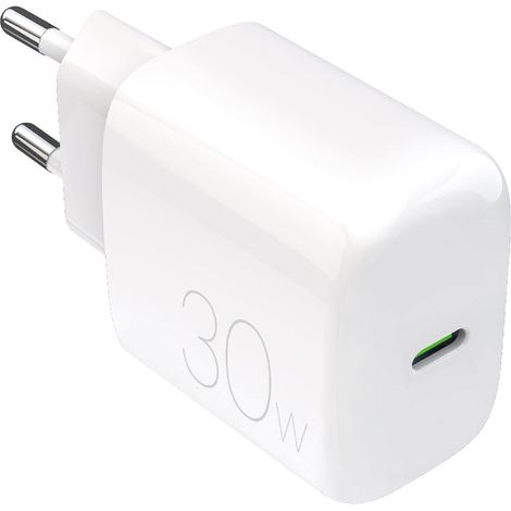 PURO PUTCUSBC30WDYWHI Caricabatterie per dispositivi mobili Universale Bianco AC Ricarica rapida Interno