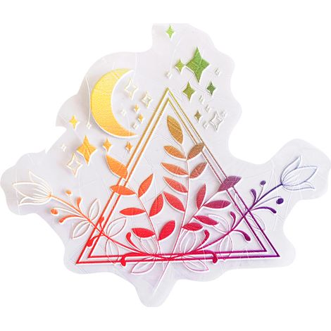 Décorations arc-en-ciel autocollantes pour fenêtre, stickers anti-collision oiseaux, adhésifs solaires vitre, protection oiseaux, lot de décalcomanies fenêtre. (1/5)