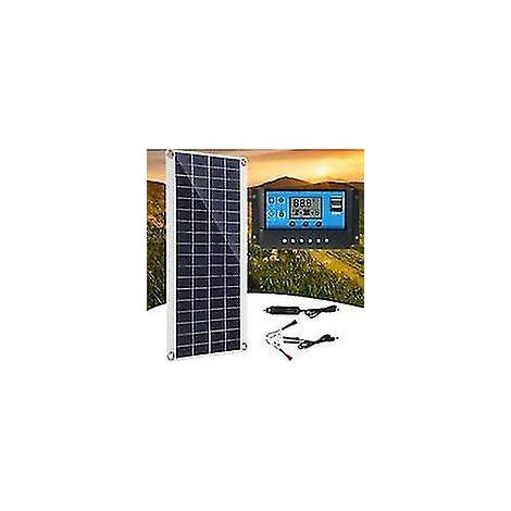 Panneau solaire 300w 12v, Kit de panneaux solaires, Kit de chargeur de contrôleur de Charge solaire 60a pour camping-car, Yacht, extérieur, jardin, éclairage (1/5)