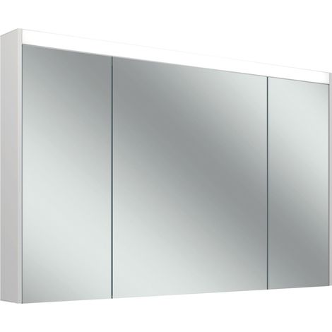Armario con espejo Schneider OBJECT Line Superior LED, 3 puertas (1/2)